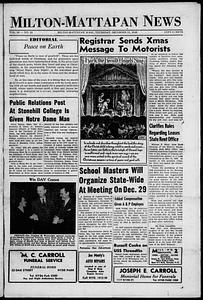 Milton Mattapan News, December 23, 1948