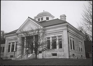 Front of library scene