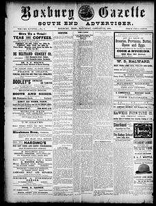 Roxbury Gazette and South End Advertiser, January 22, 1898