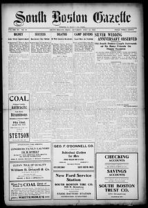 South Boston Gazette, July 22, 1922