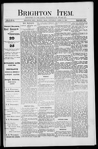 The Brighton Item, April 18, 1891
