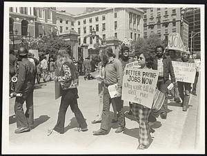 Unemployment Protest-State House.