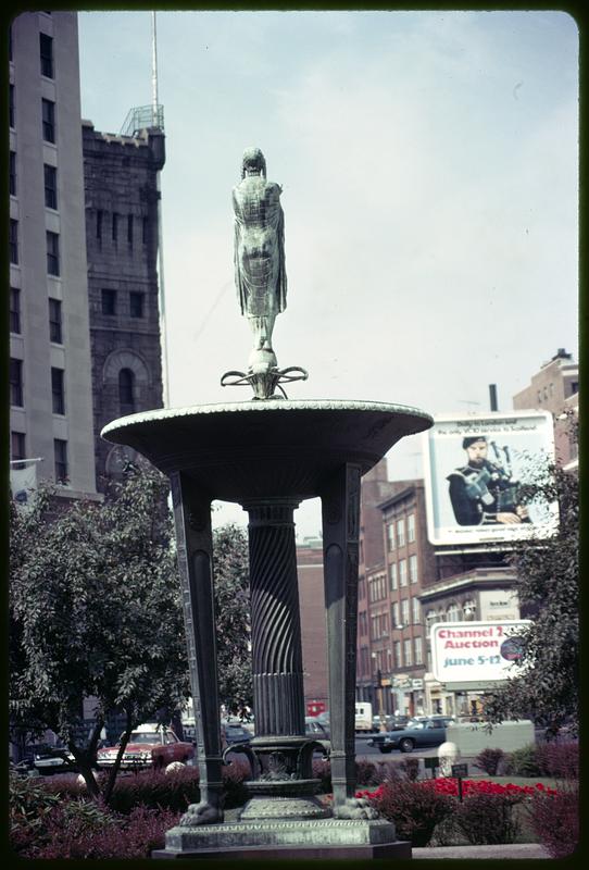 Statler Fountain, Statler Square, Boston - Digital Commonwealth