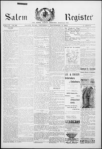 Salem Register and Essex County Mercury