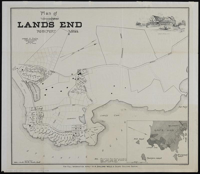 Plan of Lands End, Rockport, Mass.