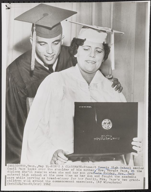 Mom's a classmate