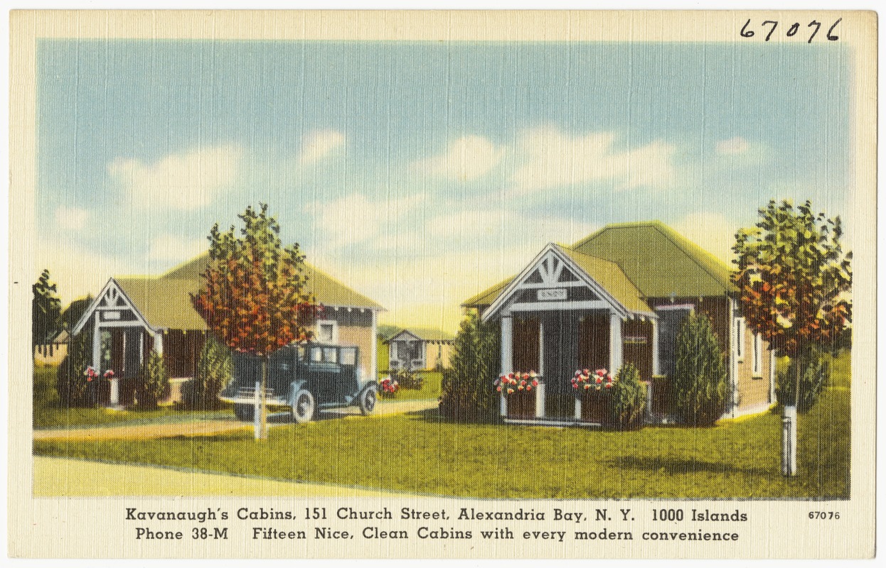 Kavanaugh's Cabins, 151 Church Street, Alexandria Bay, N. Y. 1000