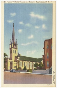 St. Mary's Catholic Church and rectory, Amsterdam, N. Y.