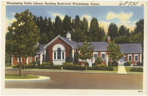 Wyomissing Public Library, Reading Boulevard, Wyomissing, Penna.