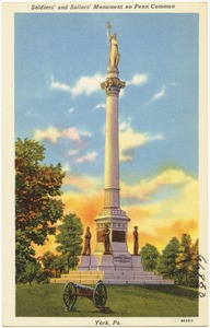 Soldier's and Sailor's Monument on Penn Common, York, Pa.