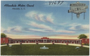 Allendale Motor Court, Allendale, S. C.