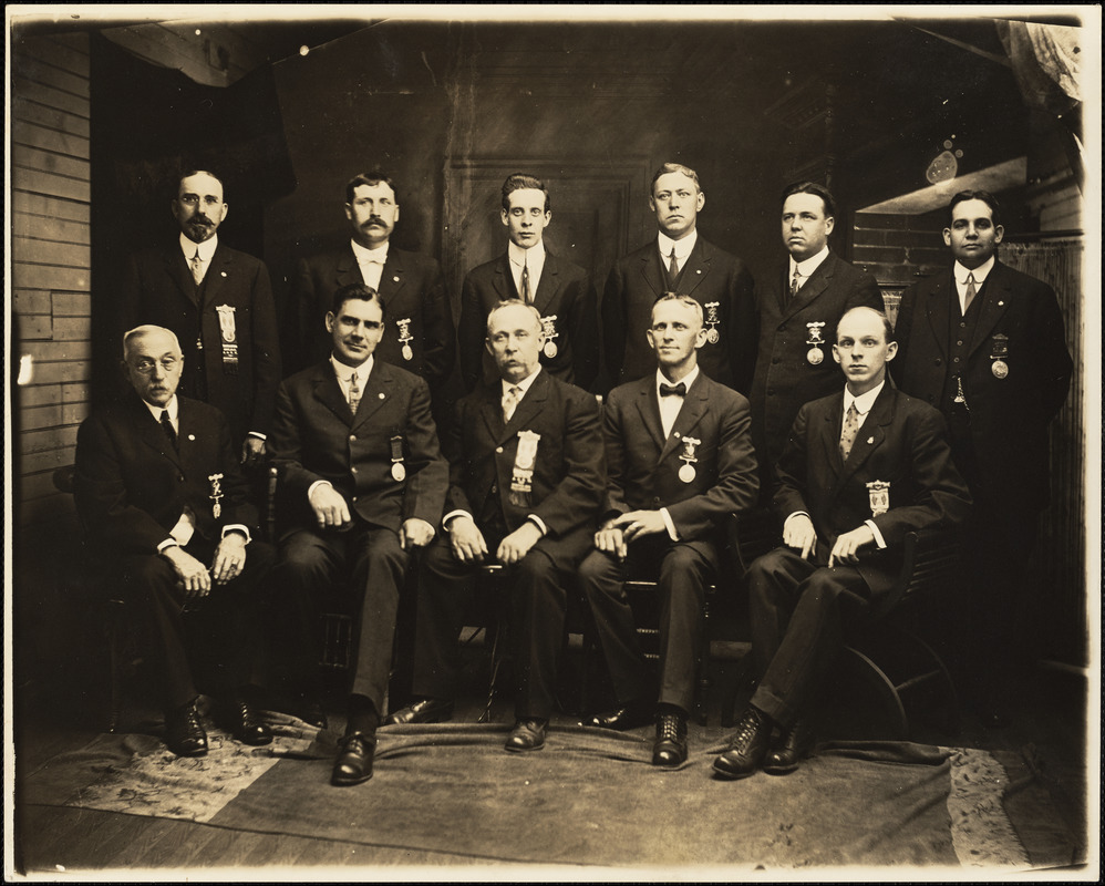 Tahanto Lodge, #23, Ancient Order of United Workmen of Massachusetts; officers, 1914