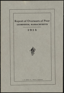 Overseers of the Poor, report, Leominster, Massachusetts, 1914