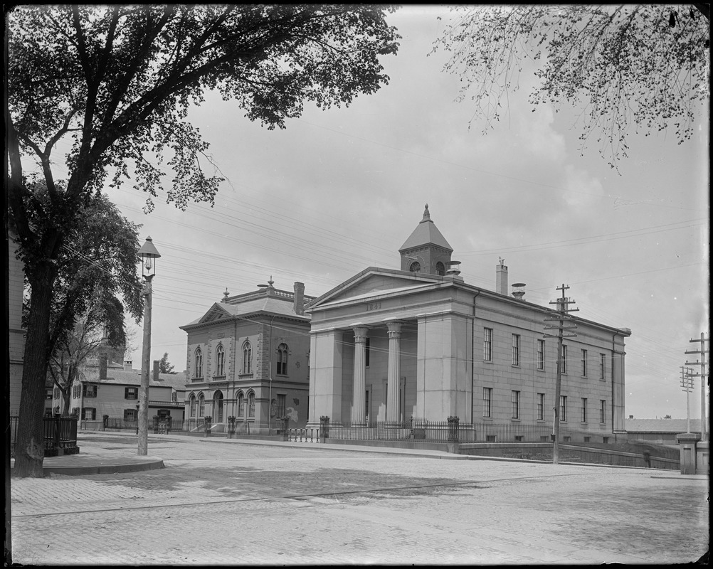 Salem Federal Street court houses erected 1841 Digital Commonwealth