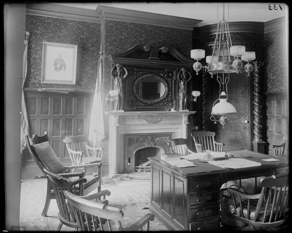 Salem, 136 Essex Street, interior, Cadet Armory, battalion headquarters