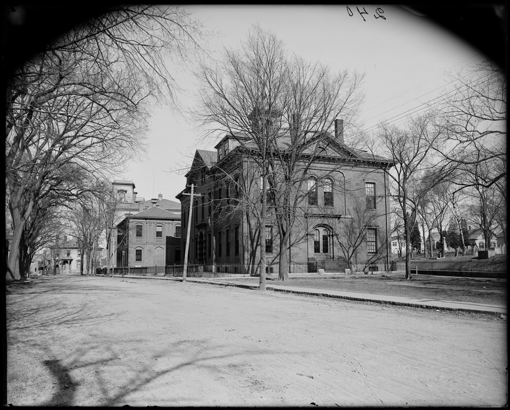 Salem, Broad Street, Salem High School, 1856