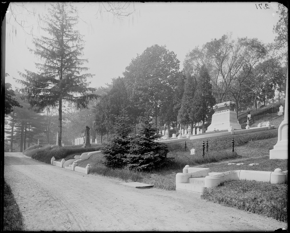 Monuments, Salem, Grove Street, Harmony Grove Cemetery, John Bertram ...