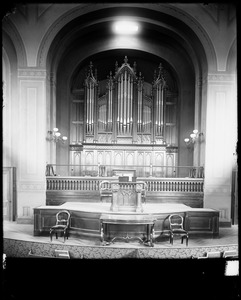 Objects, South Church organ, 8 1/2 Chestnut Street, Salem