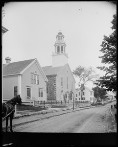 Marblehead, Washington Street, North Church, 1824