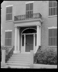 Salem, 29 Washington Square, exterior detail, door, John Forrester house