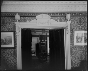 Salem, 136 Essex Street, interior detail, reception room, Joseph Peabody house
