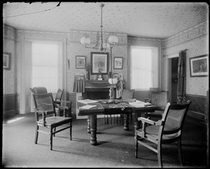 Salem, 136 Essex Street, interior detail, NCO room, Joseph Peabody house