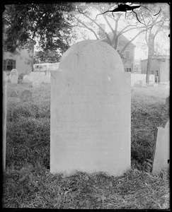 Monuments, Salem, Charter Street Cemetery, Samuel McIntire gravestone