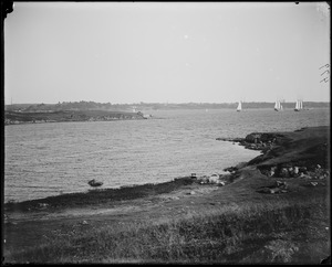 Salem, Salem Willows, views, Beverly shore from Willows