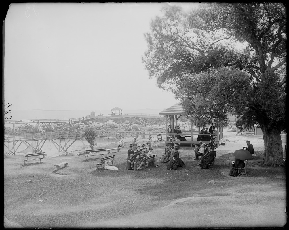 Salem, Salem Willows with near view of pavilion, views