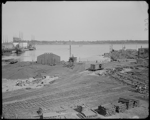 Salem, Phillips Wharf under construction