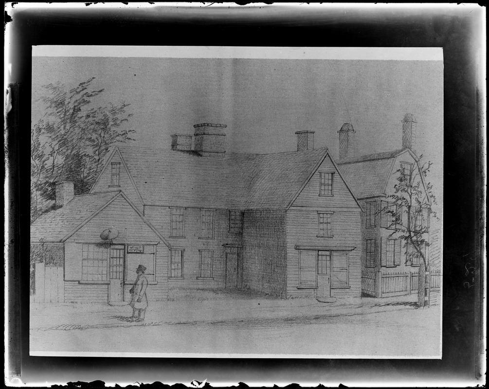 Salem, 331 Essex Street, "Maule House," from drawing