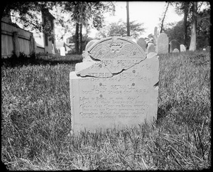 Monuments, Stephen Sewall, gravestone