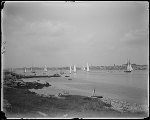 Marblehead, Harbor from lighthouse, views
