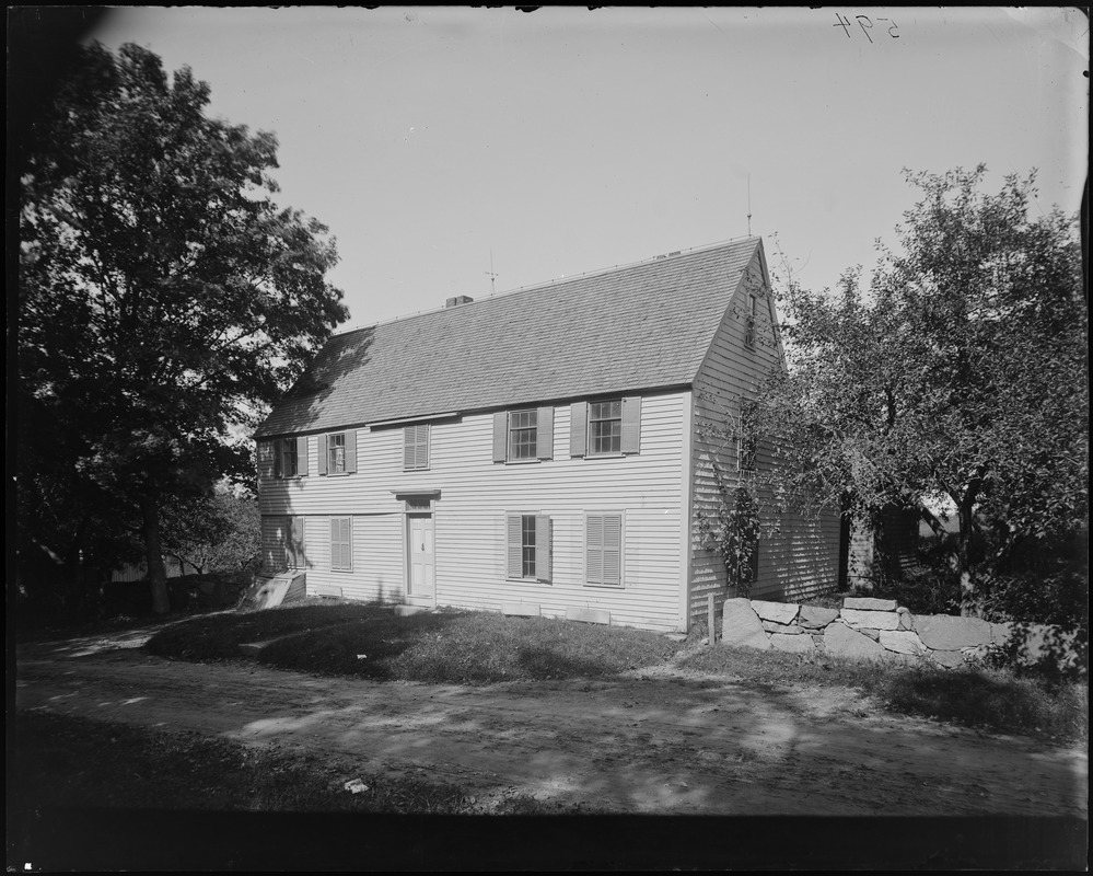 Danvers, Spring Street, Robert Prince house, about 1660 Digital