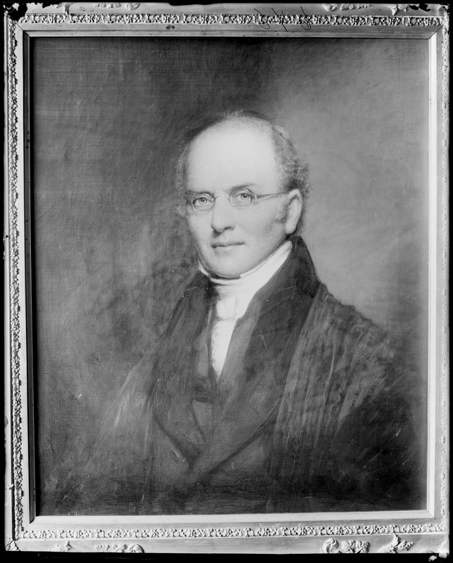 Portrait, Judge Joseph Story, 1779-1845, by Charles Osgood, at the Essex Institute