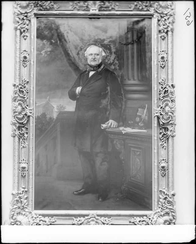 Portrait, George Peabody at Peabody Institute, Peabody