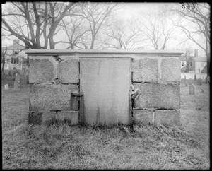 Monuments, Salem, Charter Street Cemetery, tomb, Judge Benjamin Lynde