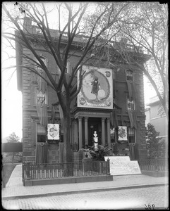 Salem, 132-134 Essex Street, Essex Institute, Columbus Day, 1892