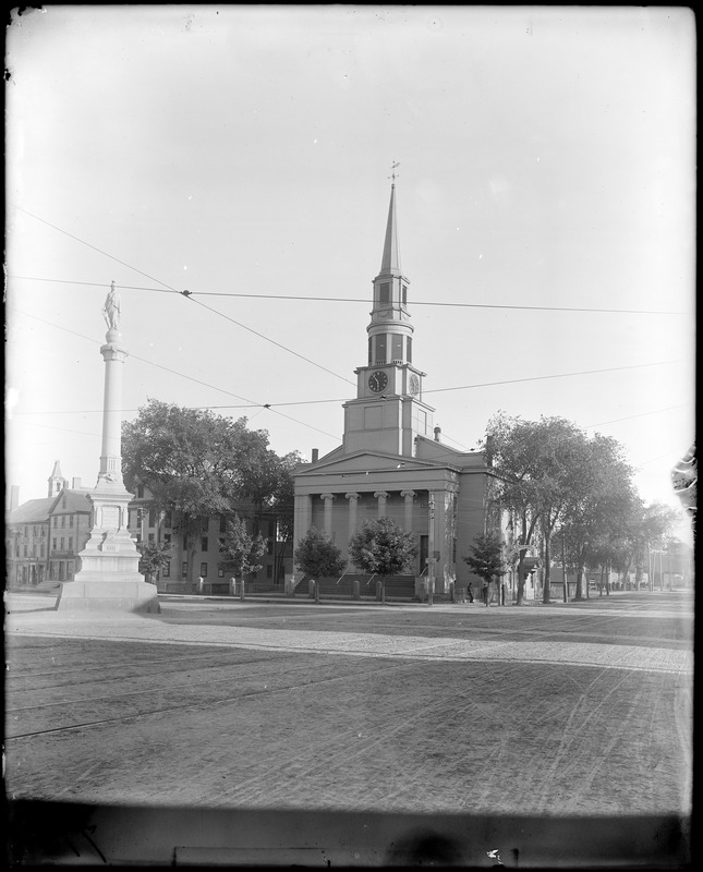 Peabody, South Congregational Church, 1844, fourth building on site ...