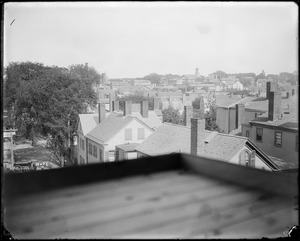 Salem, 2 Chestnut Street, rear view from roof in 1892