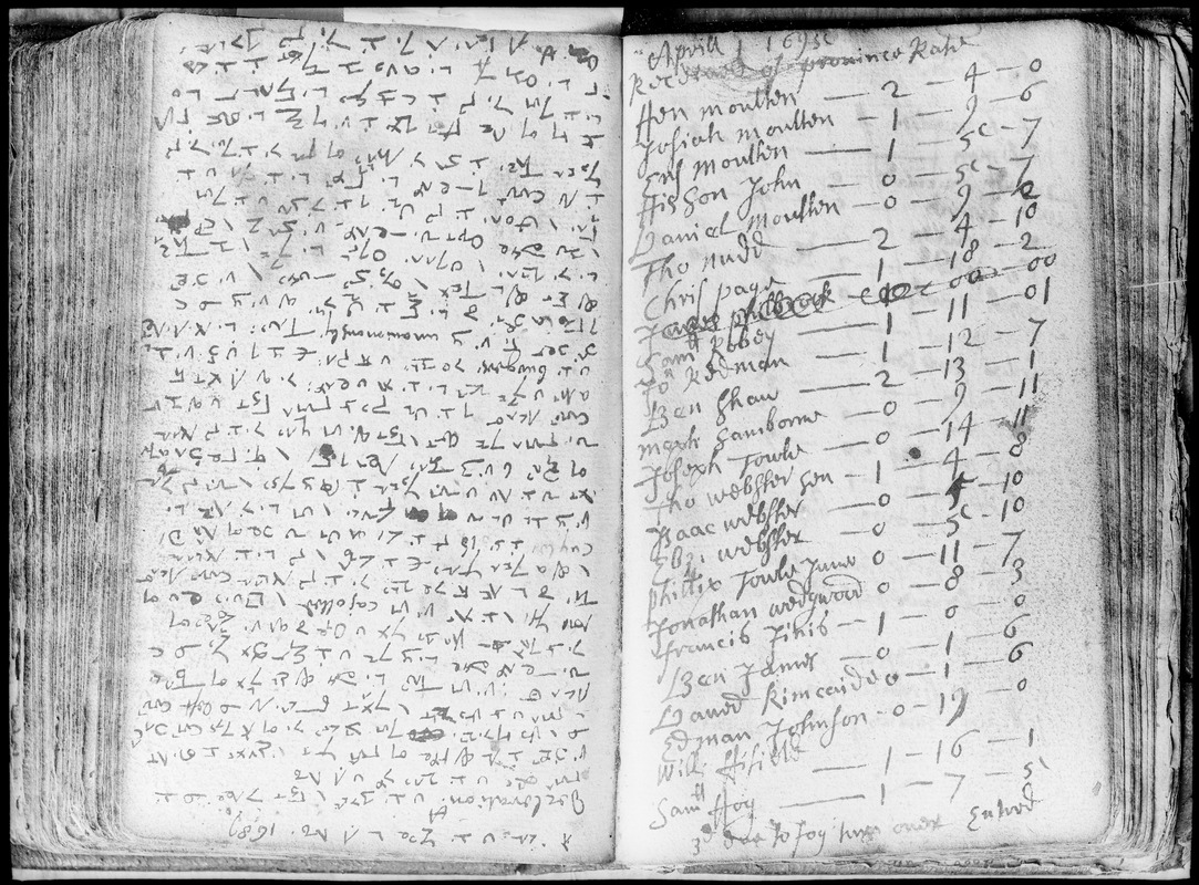 Manuscript, Diary of Henry Dow of Hampton