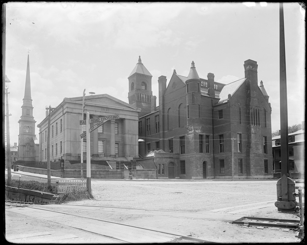 Salem, Federal Street Courthouse, rear view