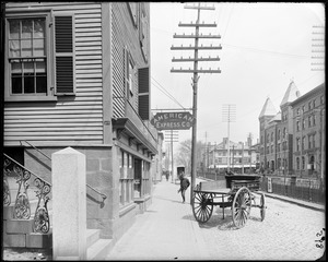 Salem, Washington Street, views, north in 1890