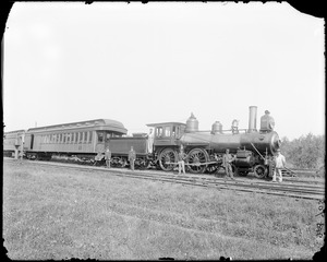Miscellaneous, Boston and Maine Railroad train at Middleton Station, 1891