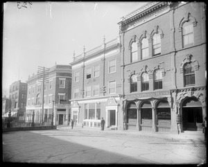 Salem, Washington Street, views, Holyoke Building Post Office and News Office
