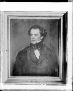Portrait, Nathaniel Hawthorne, from portrait by Charles Osgood
