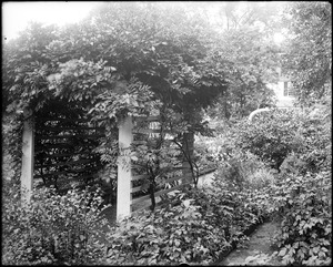 Salem, 314 Essex Street, views, garden of of Judge Joseph B.F. Osgood