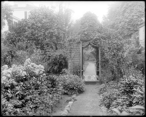 Salem, 18 Summer Street, views, garden of John Robinson