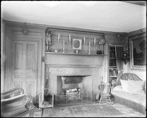 Interior detail, Concord, fireplace, "Old Manse," south parlor