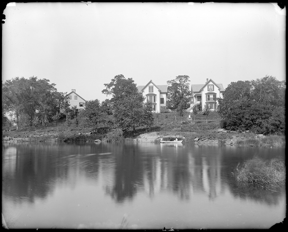 Unknown shore cottages, views